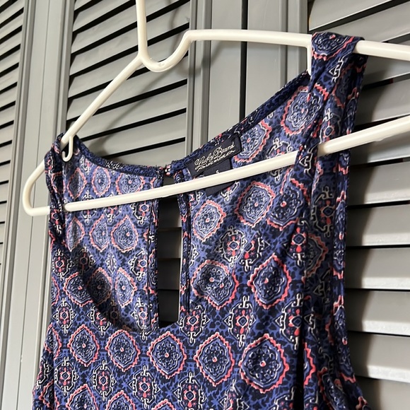 Lucky Brand : Small Floral Mini Dress - Picture 4 of 10